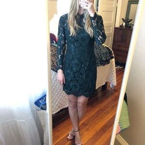 Green Lace Betsy Johnson Dress Size 4